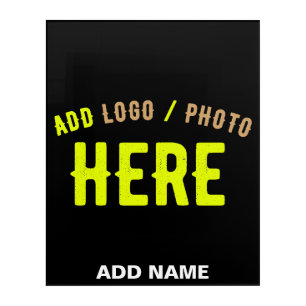 STYLISH MODERN CUSTOMIZABLE BLACK VERIFIED BRANDED ACRYLIC PRINT