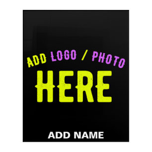 STYLISH MODERN CUSTOMIZABLE BLACK VERIFIED BRANDED ACRYLIC PRINT