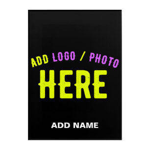 STYLISH MODERN CUSTOMIZABLE BLACK VERIFIED BRANDED ACRYLIC PRINT