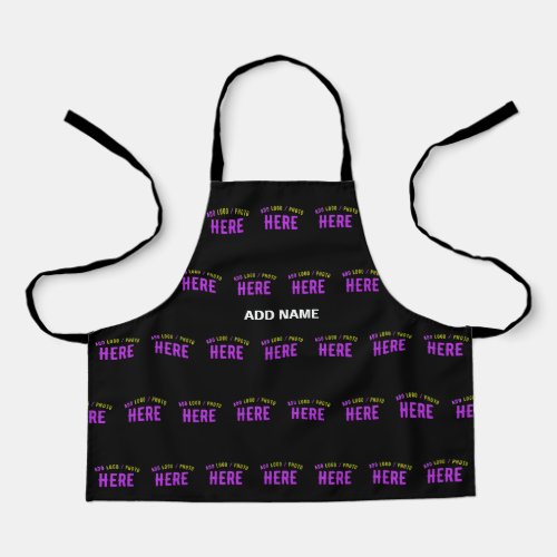 STYLISH MODERN CUSTOMIZABLE BLACK VERIFIED BRANDED APRON