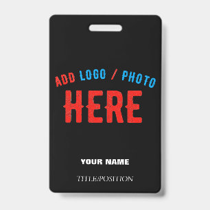 STYLISH MODERN CUSTOMIZABLE BLACK VERIFIED BRANDED BADGE