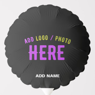 STYLISH MODERN CUSTOMIZABLE BLACK VERIFIED BRANDED BALLOON
