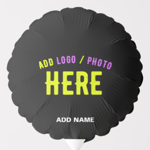 STYLISH MODERN CUSTOMIZABLE BLACK VERIFIED BRANDED BALLOON
