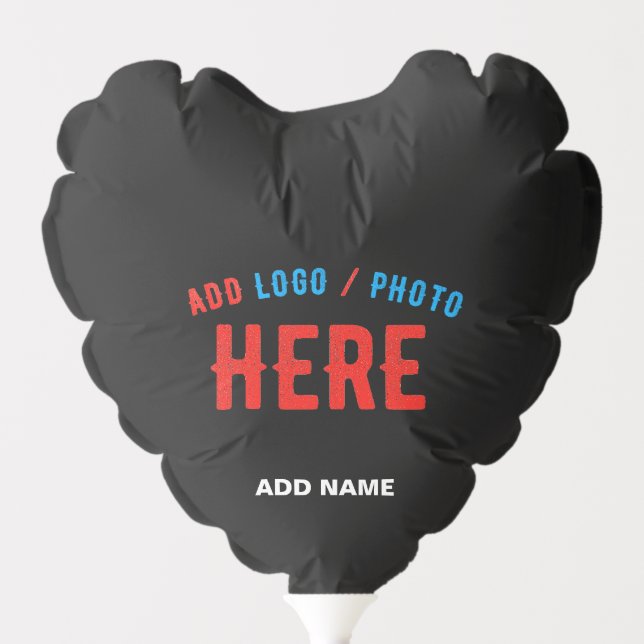 STYLISH MODERN CUSTOMIZABLE BLACK VERIFIED BRANDED BALLOON (Front)
