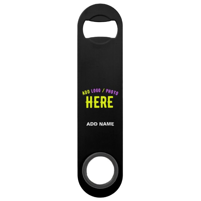 STYLISH MODERN CUSTOMIZABLE BLACK VERIFIED BRANDED BAR KEY (Front)