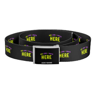 STYLISH MODERN CUSTOMIZABLE BLACK VERIFIED BRANDED BELT