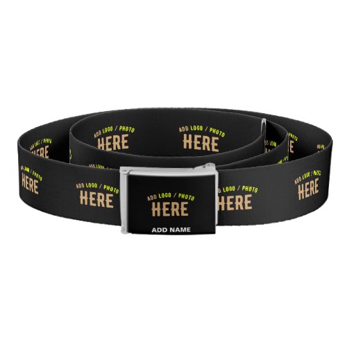 STYLISH MODERN CUSTOMIZABLE BLACK VERIFIED BRANDED BELT