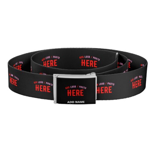 STYLISH MODERN CUSTOMIZABLE BLACK VERIFIED BRANDED BELT