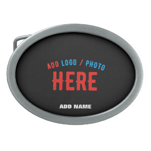 STYLISH MODERN CUSTOMIZABLE BLACK VERIFIED BRANDED BELT BUCKLE