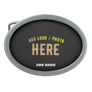 STYLISH MODERN CUSTOMIZABLE BLACK VERIFIED BRANDED BELT BUCKLE