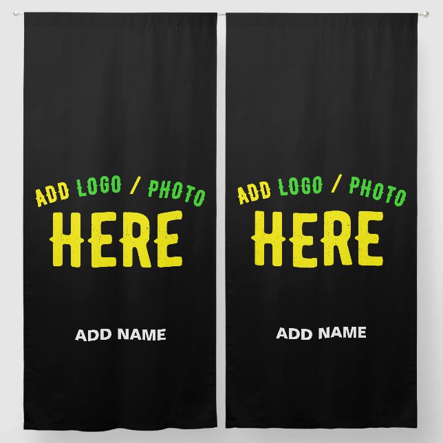 STYLISH MODERN CUSTOMIZABLE BLACK VERIFIED BRANDED BLACKOUT CURTAINS (Pair)