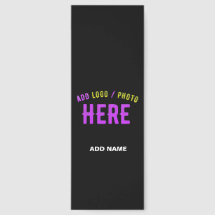 STYLISH MODERN CUSTOMIZABLE BLACK VERIFIED BRANDED BOOKMARKS