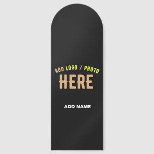 STYLISH MODERN CUSTOMIZABLE BLACK VERIFIED BRANDED BOOKMARKS