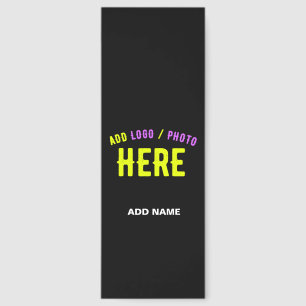 STYLISH MODERN CUSTOMIZABLE BLACK VERIFIED BRANDED BOOKMARKS