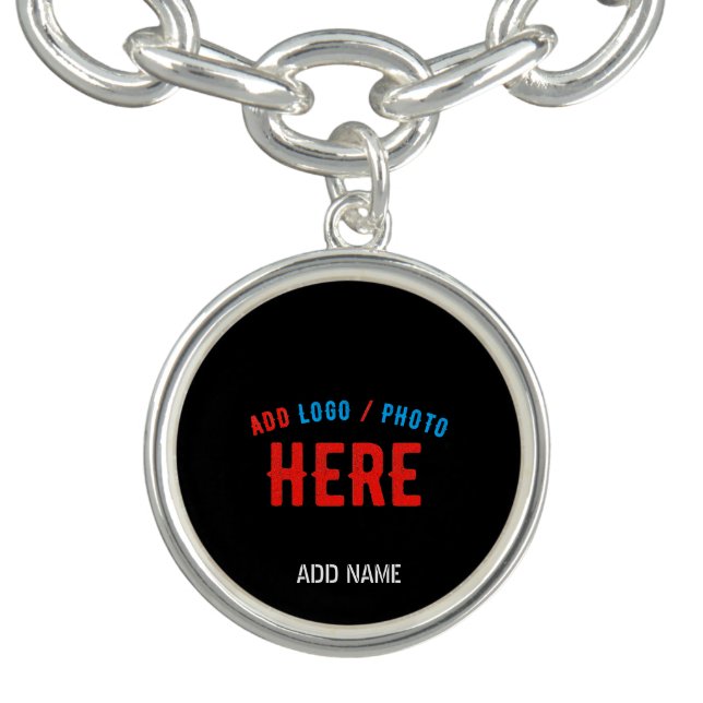STYLISH MODERN CUSTOMIZABLE BLACK VERIFIED BRANDED BRACELET (Design)