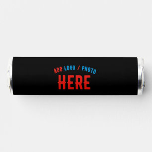 STYLISH MODERN CUSTOMIZABLE BLACK VERIFIED BRANDED BREATH SAVERS® MINTS