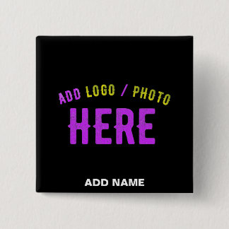 STYLISH MODERN CUSTOMIZABLE BLACK VERIFIED BRANDED BUTTON