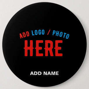 STYLISH MODERN CUSTOMIZABLE BLACK VERIFIED BRANDED BUTTON