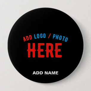STYLISH MODERN CUSTOMIZABLE BLACK VERIFIED BRANDED BUTTON