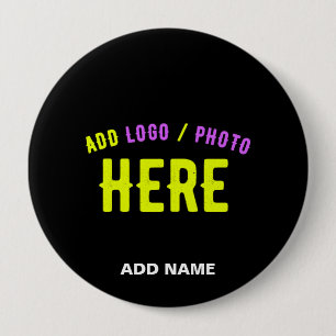 STYLISH MODERN CUSTOMIZABLE BLACK VERIFIED BRANDED BUTTON