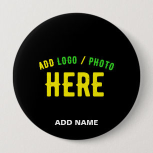 STYLISH MODERN CUSTOMIZABLE BLACK VERIFIED BRANDED BUTTON