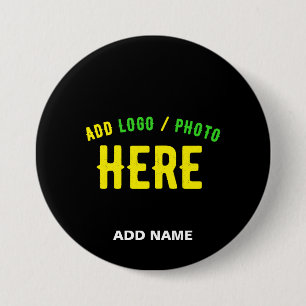 STYLISH MODERN CUSTOMIZABLE BLACK VERIFIED BRANDED BUTTON