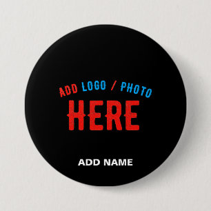 STYLISH MODERN CUSTOMIZABLE BLACK VERIFIED BRANDED BUTTON
