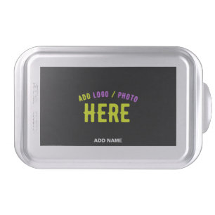 STYLISH MODERN CUSTOMIZABLE BLACK VERIFIED BRANDED CAKE PAN