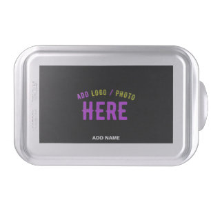 STYLISH MODERN CUSTOMIZABLE BLACK VERIFIED BRANDED CAKE PAN