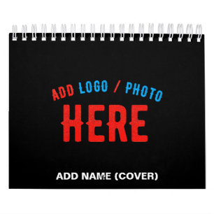 STYLISH MODERN CUSTOMIZABLE BLACK VERIFIED BRANDED CALENDAR