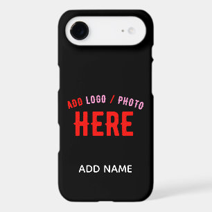 STYLISH MODERN CUSTOMIZABLE BLACK VERIFIED BRANDED iPhone 17 AIR CASE