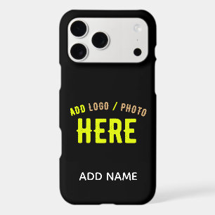 STYLISH MODERN CUSTOMIZABLE BLACK VERIFIED BRANDED iPhone 17 PRO MAX CASE