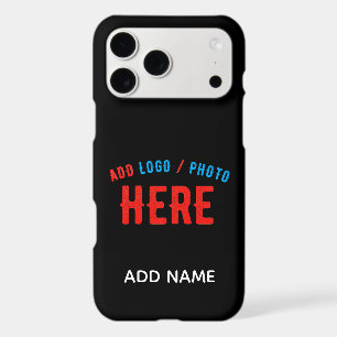 STYLISH MODERN CUSTOMIZABLE BLACK VERIFIED BRANDED iPhone 17 PRO MAX CASE