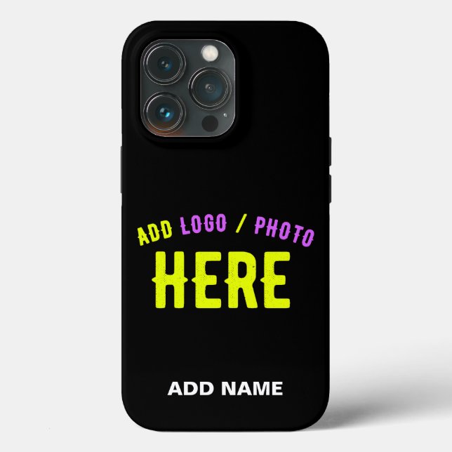 STYLISH MODERN CUSTOMIZABLE BLACK VERIFIED BRANDED Case-Mate iPhone CASE (Back)