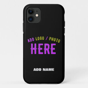 STYLISH MODERN CUSTOMIZABLE BLACK VERIFIED BRANDED iPhone 11 CASE