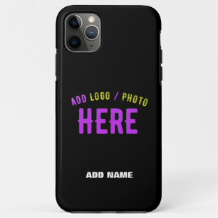 STYLISH MODERN CUSTOMIZABLE BLACK VERIFIED BRANDED iPhone 11 PRO MAX CASE