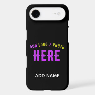 STYLISH MODERN CUSTOMIZABLE BLACK VERIFIED BRANDED iPhone 17 AIR CASE