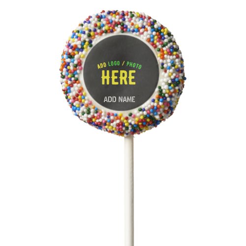 STYLISH MODERN CUSTOMIZABLE BLACK VERIFIED BRANDED CHOCOLATE COVERED OREO POP