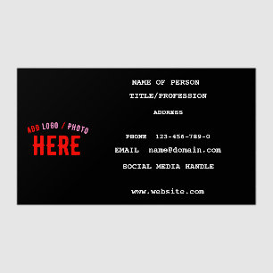 STYLISH MODERN CUSTOMIZABLE BLACK VERIFIED BRANDED CLEAR BUSINESS CARDS