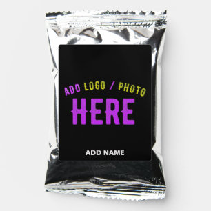 STYLISH MODERN CUSTOMIZABLE BLACK VERIFIED BRANDED COFFEE DRINK MIX