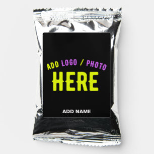 STYLISH MODERN CUSTOMIZABLE BLACK VERIFIED BRANDED COFFEE DRINK MIX
