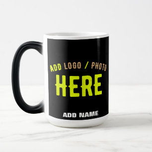 STYLISH MODERN CUSTOMIZABLE BLACK VERIFIED BRANDED COLOR MORPH MUG 