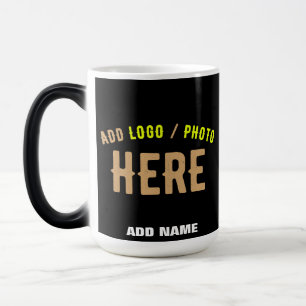 STYLISH MODERN CUSTOMIZABLE BLACK VERIFIED BRANDED COLOR MORPH MUG