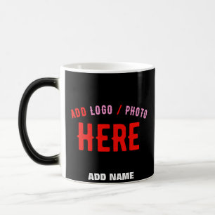 STYLISH MODERN CUSTOMIZABLE BLACK VERIFIED BRANDED COLOR MORPH MUG