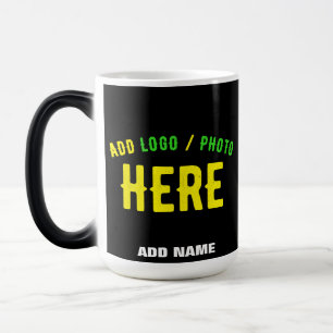 STYLISH MODERN CUSTOMIZABLE BLACK VERIFIED BRANDED COLOR MORPH MUG