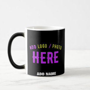 STYLISH MODERN CUSTOMIZABLE BLACK VERIFIED BRANDED COLOR MORPH MUG 