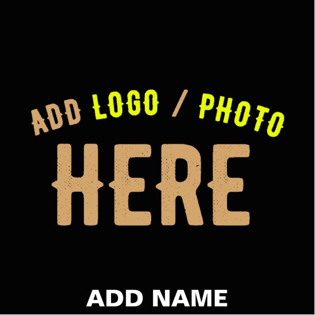 STYLISH MODERN CUSTOMIZABLE BLACK VERIFIED BRANDED CUTOUT (Front)