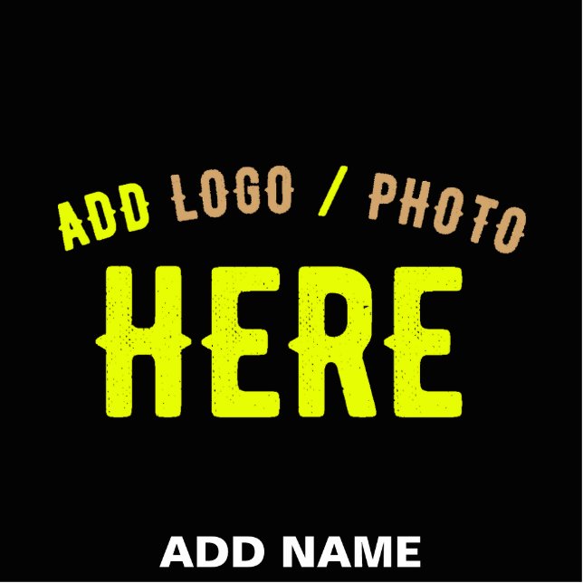 STYLISH MODERN CUSTOMIZABLE BLACK VERIFIED BRANDED CUTOUT (Front)