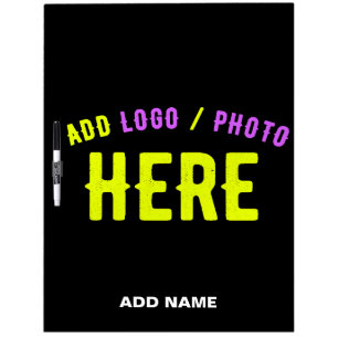 STYLISH MODERN CUSTOMIZABLE BLACK VERIFIED BRANDED DRY ERASE BOARD