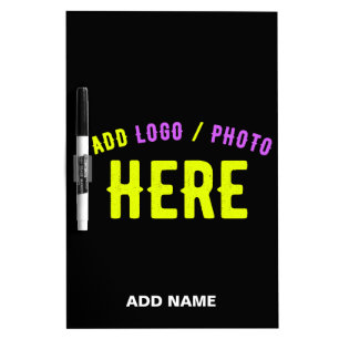 STYLISH MODERN CUSTOMIZABLE BLACK VERIFIED BRANDED DRY ERASE BOARD